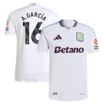 aston villa adidas away authentic shirt 2024-25 with a.garcía 16 printing Collection | Aston Villa Jerseys for True Fans
