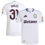aston villa adidas away authentic shirt 2024-25 with bailey 31 cup printing Collection | Aston Villa Jerseys for True Fans