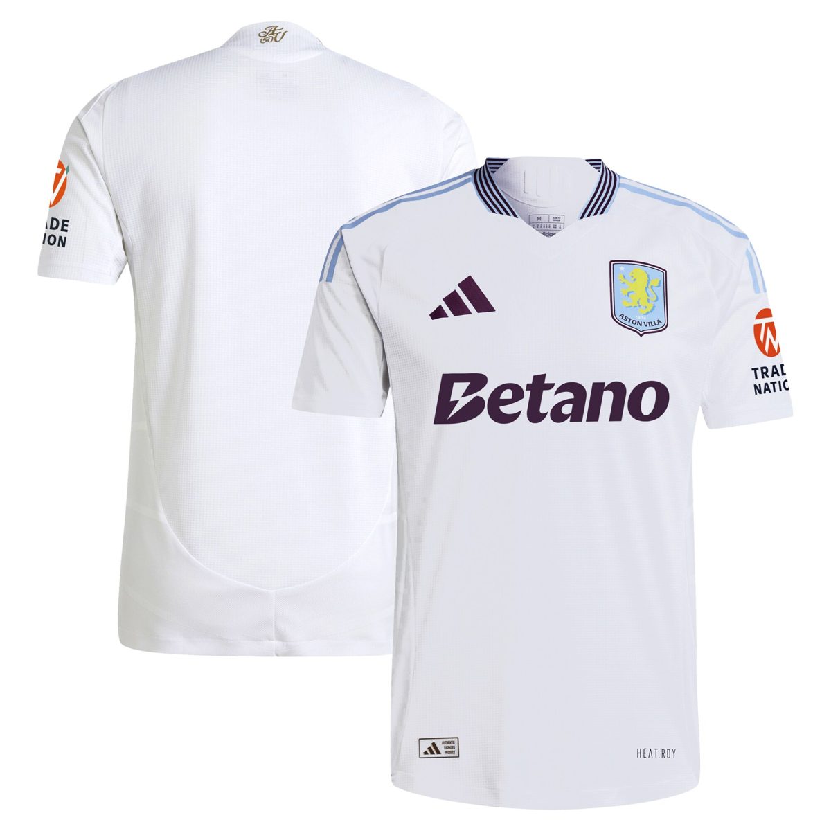 aston villa adidas away authentic shirt 2024-25 with custom printing Collection | Aston Villa Jerseys for True Fans