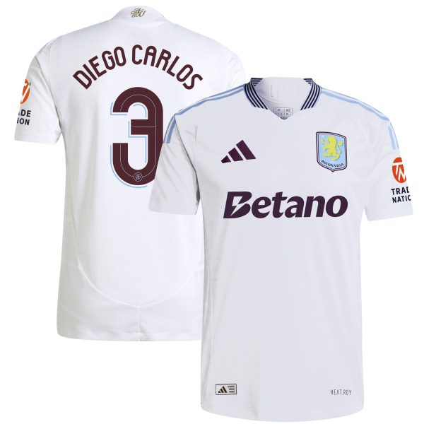 aston villa adidas away authentic shirt 2024-25 with diego carlos 3 cup printing Collection | Aston Villa Jerseys for True Fans