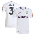aston villa adidas away authentic shirt 2024-25 with disasi 3 printing Collection | Aston Villa Jerseys for True Fans