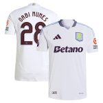 aston villa adidas away authentic shirt 2024-25 with gabi nunes 28 cup printing Collection | Aston Villa Jerseys for True Fans