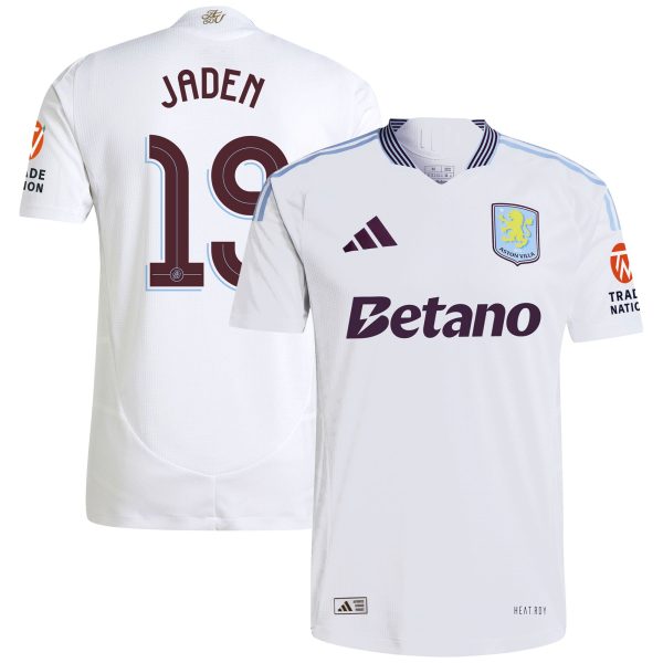 aston villa adidas away authentic shirt 2024-25 with jaden 19 cup printing Collection | Aston Villa Jerseys for True Fans