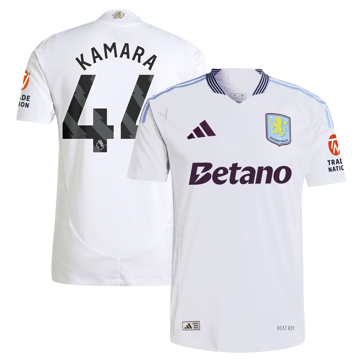 aston villa adidas away authentic shirt 2024-25 with kamara 44 printing Collection | Aston Villa Jerseys for True Fans