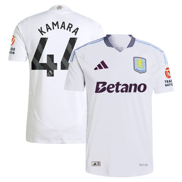 aston villa adidas away authentic shirt 2024-25 with kamara 44 printing Collection | Aston Villa Jerseys for True Fans