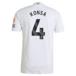 aston villa adidas away authentic shirt 2024-25 with konsa 4 printing Collection | Aston Villa Jerseys for True Fans