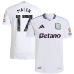 aston villa adidas away authentic shirt 2024-25 with malen 17 printing Collection | Aston Villa Jerseys for True Fans