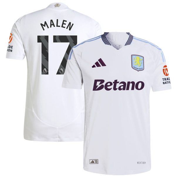 aston villa adidas away authentic shirt 2024-25 with malen 17 printing Collection | Aston Villa Jerseys for True Fans