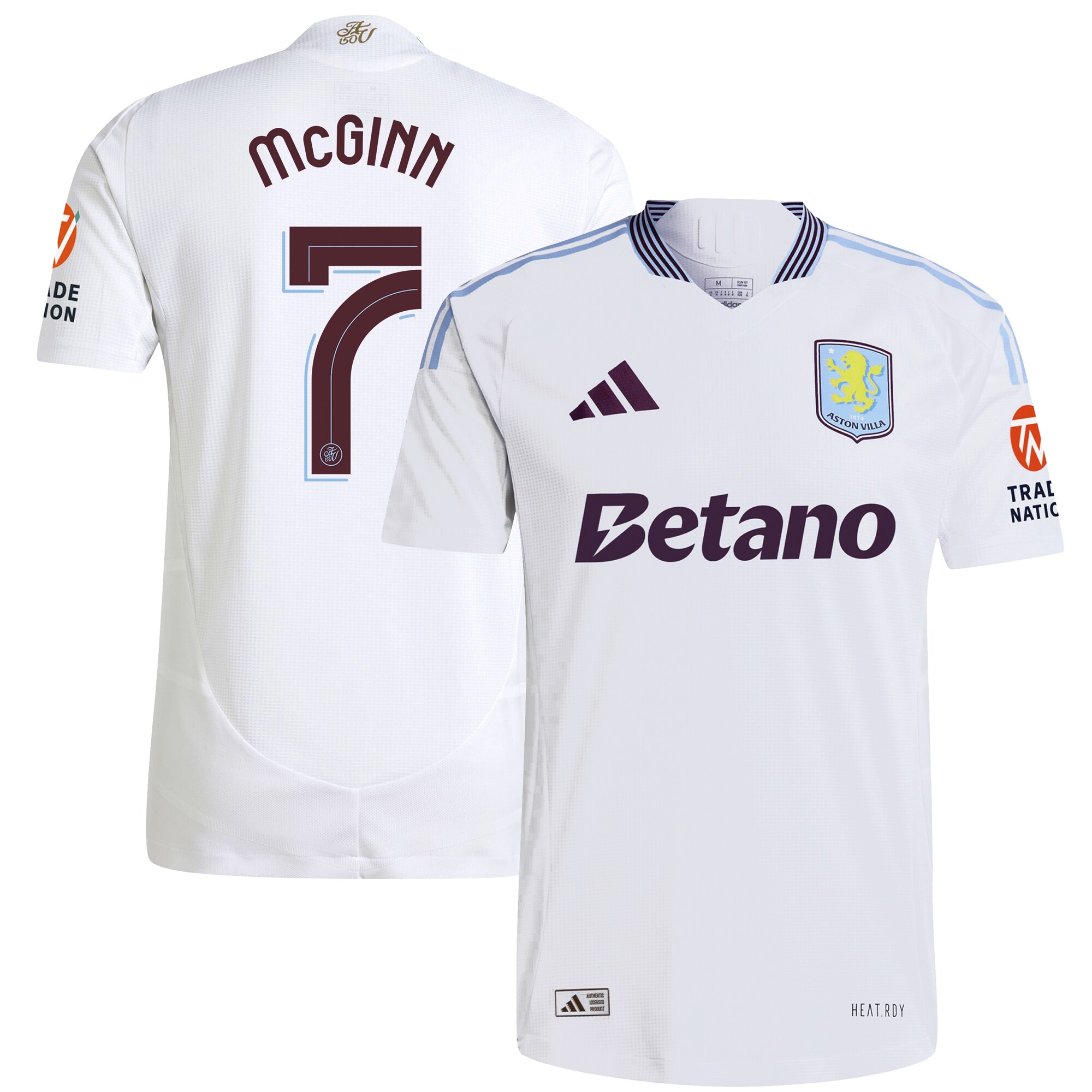 aston villa adidas away authentic shirt 2024-25 with mcginn 7 cup printing Collection | Aston Villa Jerseys for True Fans