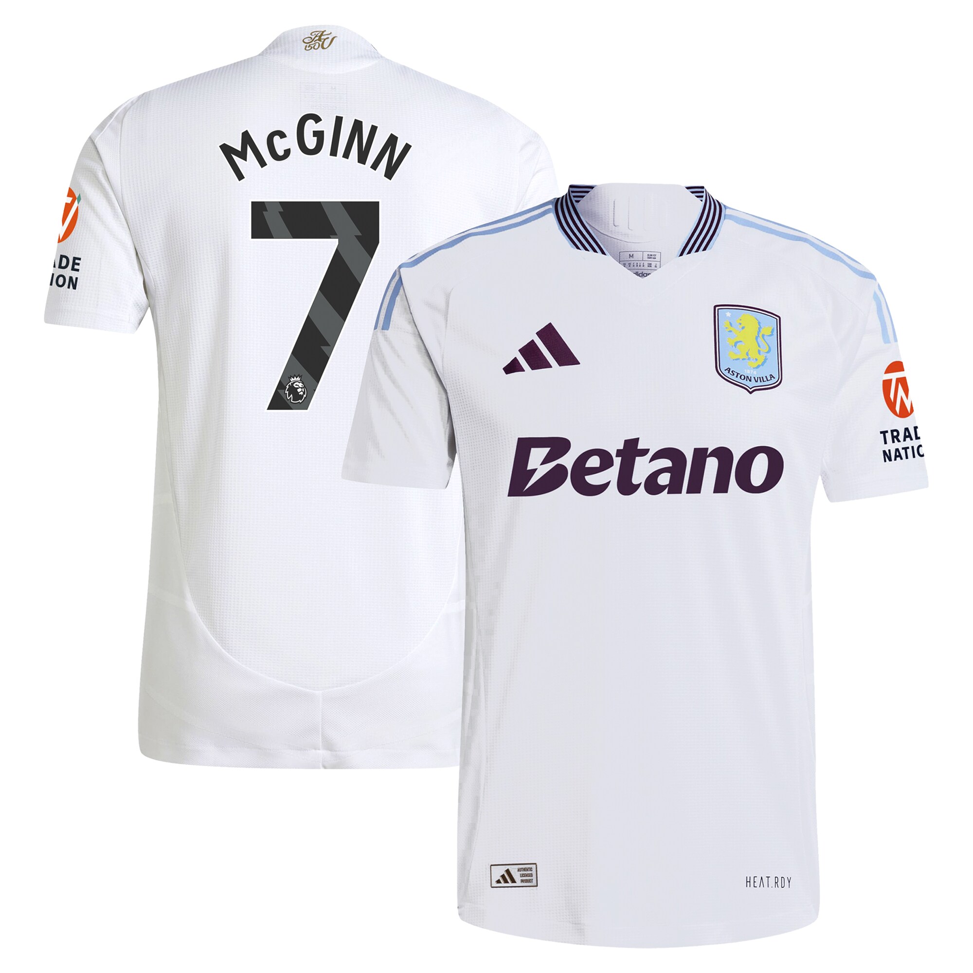 aston villa adidas away authentic shirt 2024-25 with mcginn 7 printing Collection | Aston Villa Jerseys for True Fans