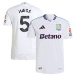 aston villa adidas away authentic shirt 2024-25 with mings 5 printing Collection | Aston Villa Jerseys for True Fans