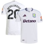 aston villa adidas away authentic shirt 2024-25 with nedeljković 20 printing Collection | Aston Villa Jerseys for True Fans