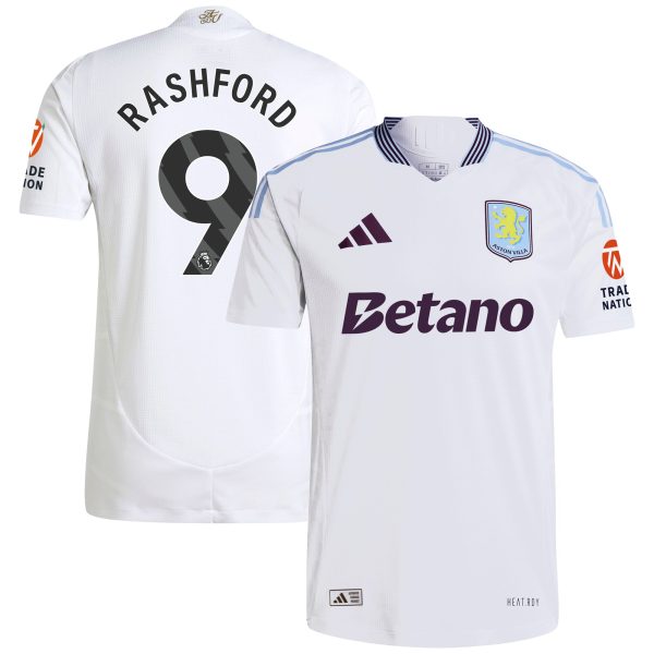 aston villa adidas away authentic shirt 2024-25 with rashford 9 printing Collection | Aston Villa Jerseys for True Fans