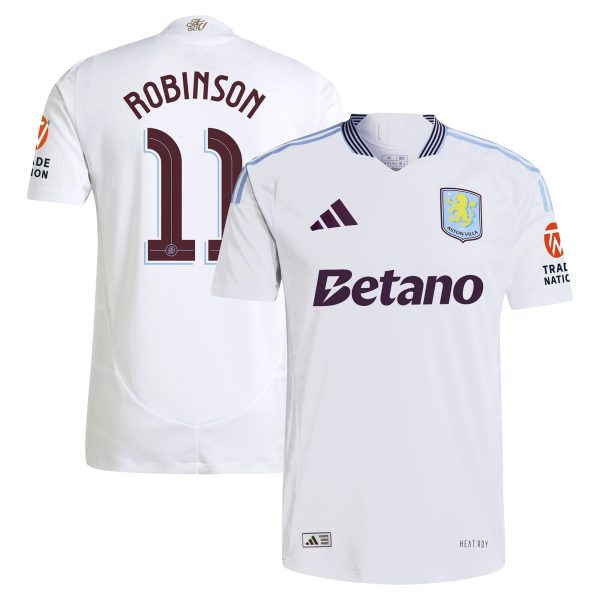 aston villa adidas away authentic shirt 2024-25 with robinson 11 cup printing Collection | Aston Villa Jerseys for True Fans