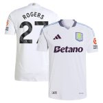 aston villa adidas away authentic shirt 2024-25 with rogers 27 printing Collection | Aston Villa Jerseys for True Fans