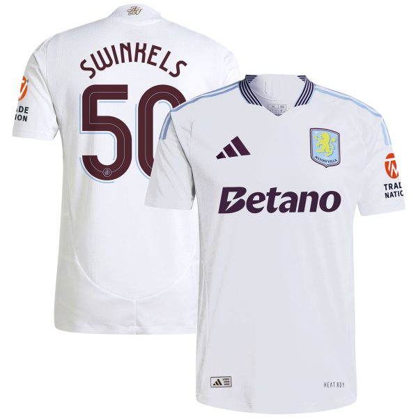 aston villa adidas away authentic shirt 2024-25 with swinkels 50 cup printing Collection | Aston Villa Jerseys for True Fans