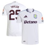 aston villa adidas away authentic shirt 2024-25 with taylor 25 cup printing Collection | Aston Villa Jerseys for True Fans
