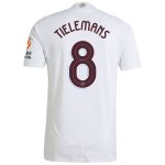 aston villa adidas away authentic shirt 2024-25 with tielemans 8 cup printing Collection | Aston Villa Jerseys for True Fans