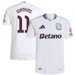 aston villa adidas away authentic shirt 2024-25 with watkins 11 cup printing Collection | Aston Villa Jerseys for True Fans