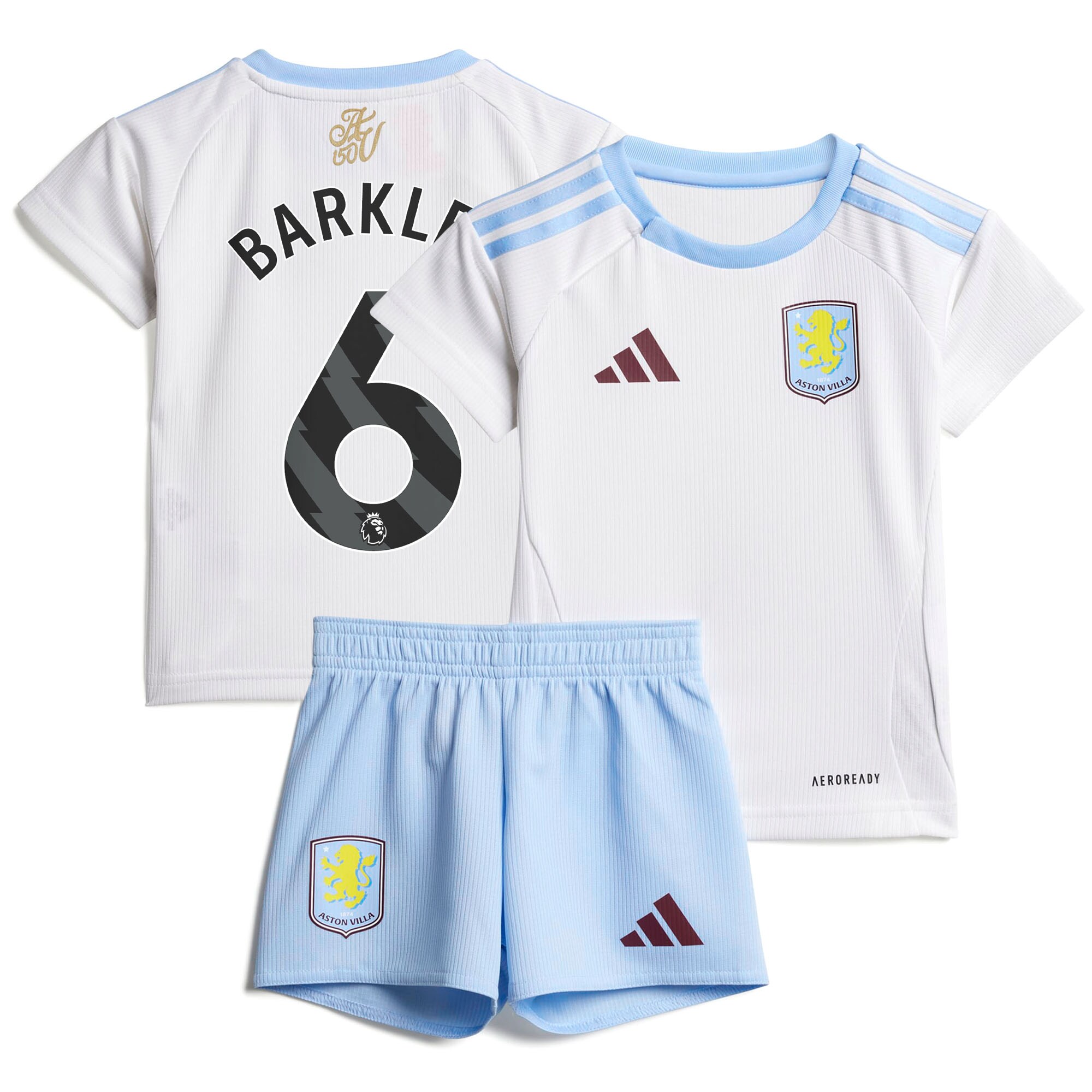 aston villa adidas away baby kit 2024-25 with barkley 6 printing Collection | Aston Villa Jerseys for True Fans