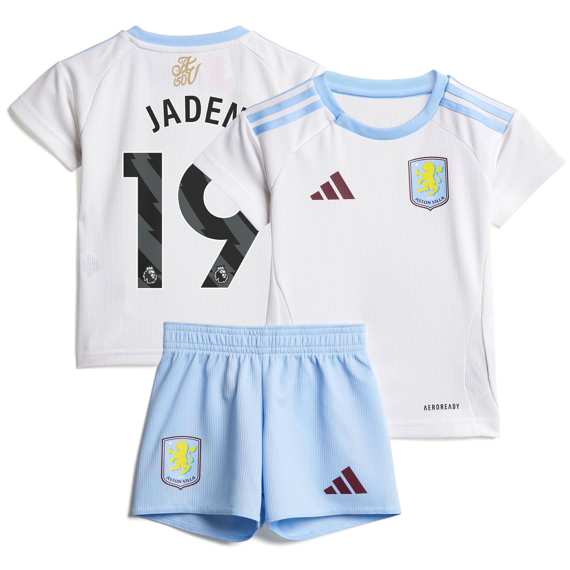 aston villa adidas away baby kit 2024-25 with jaden 19 printing Collection | Aston Villa Jerseys for True Fans