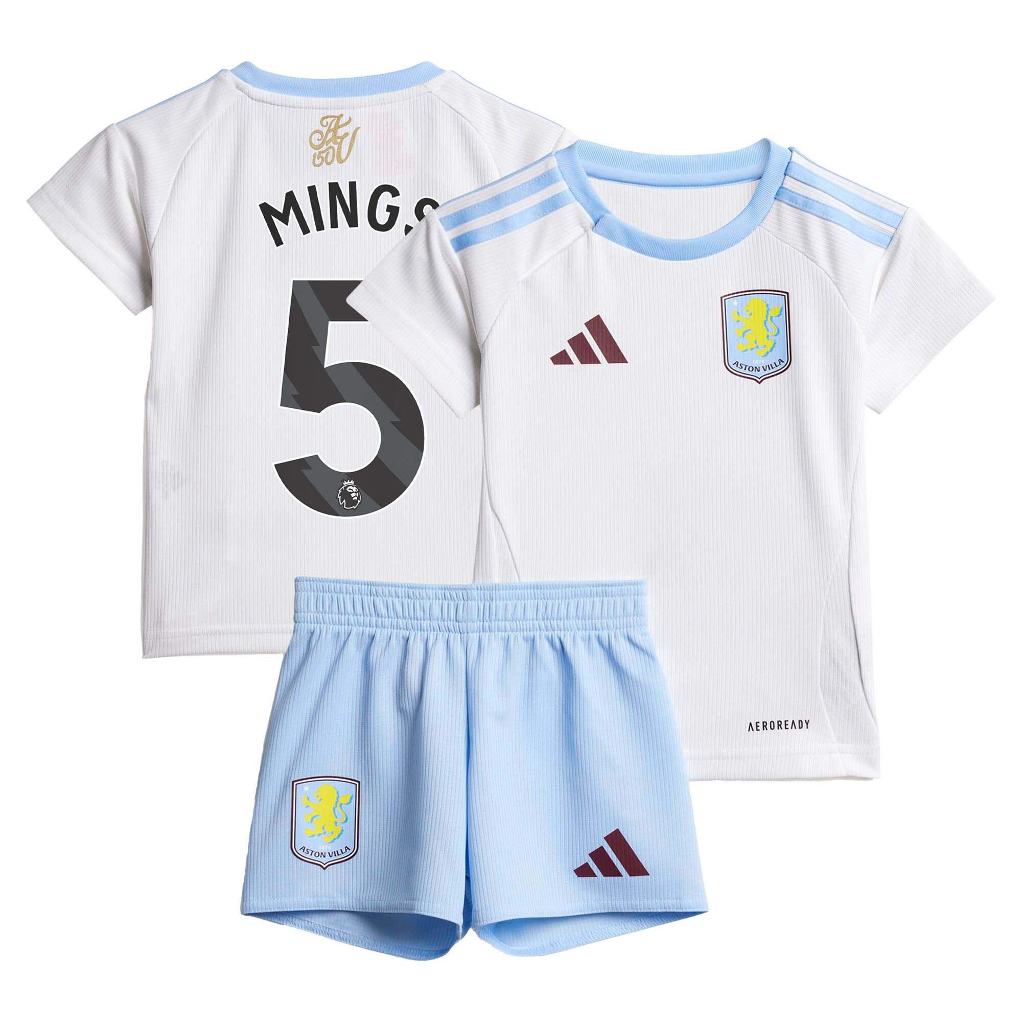aston villa adidas away baby kit 2024-25 with mings 5 printing Collection | Aston Villa Jerseys for True Fans