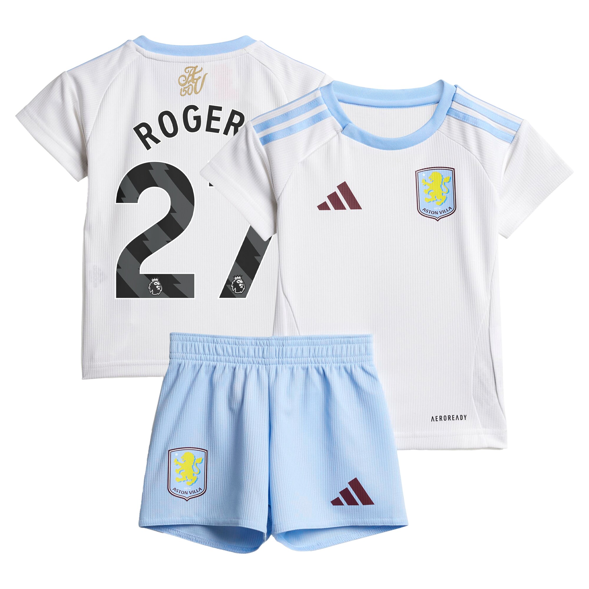 aston villa adidas away baby kit 2024-25 with rogers 27 printing Collection | Aston Villa Jerseys for True Fans
