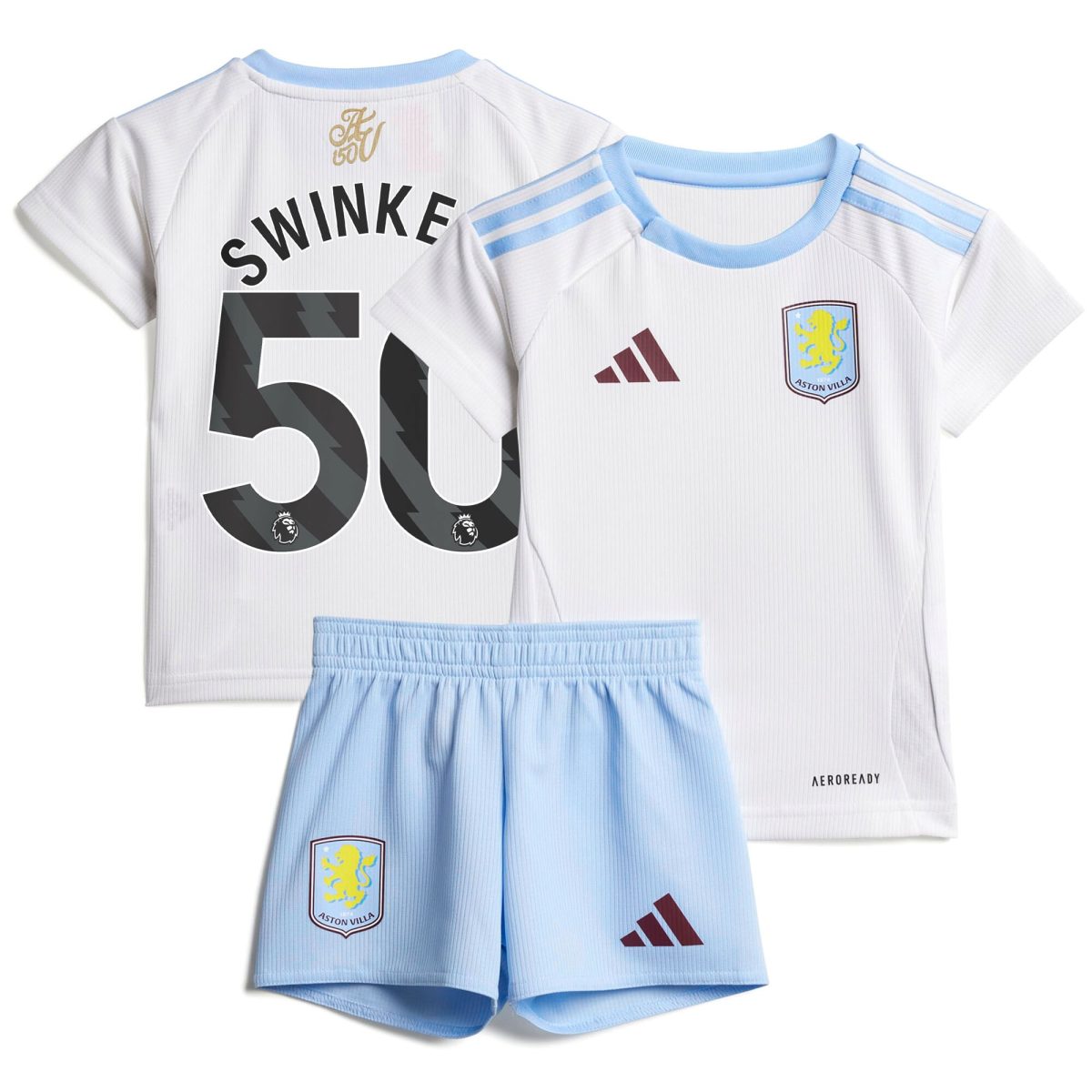aston villa adidas away baby kit 2024-25 with swinkels 50 printing Collection | Aston Villa Jerseys for True Fans