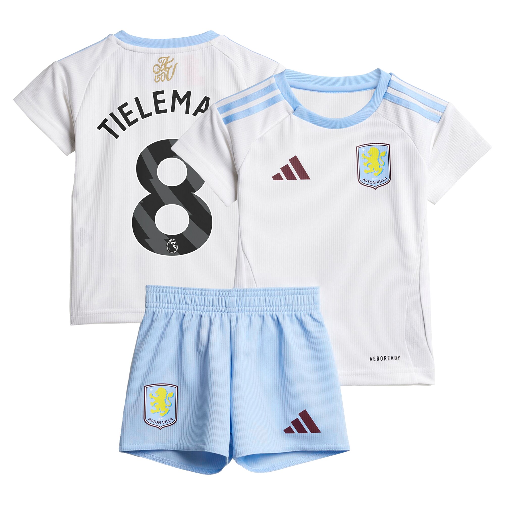 aston villa adidas away baby kit 2024-25 with tielemans 8 printing Collection | Aston Villa Jerseys for True Fans
