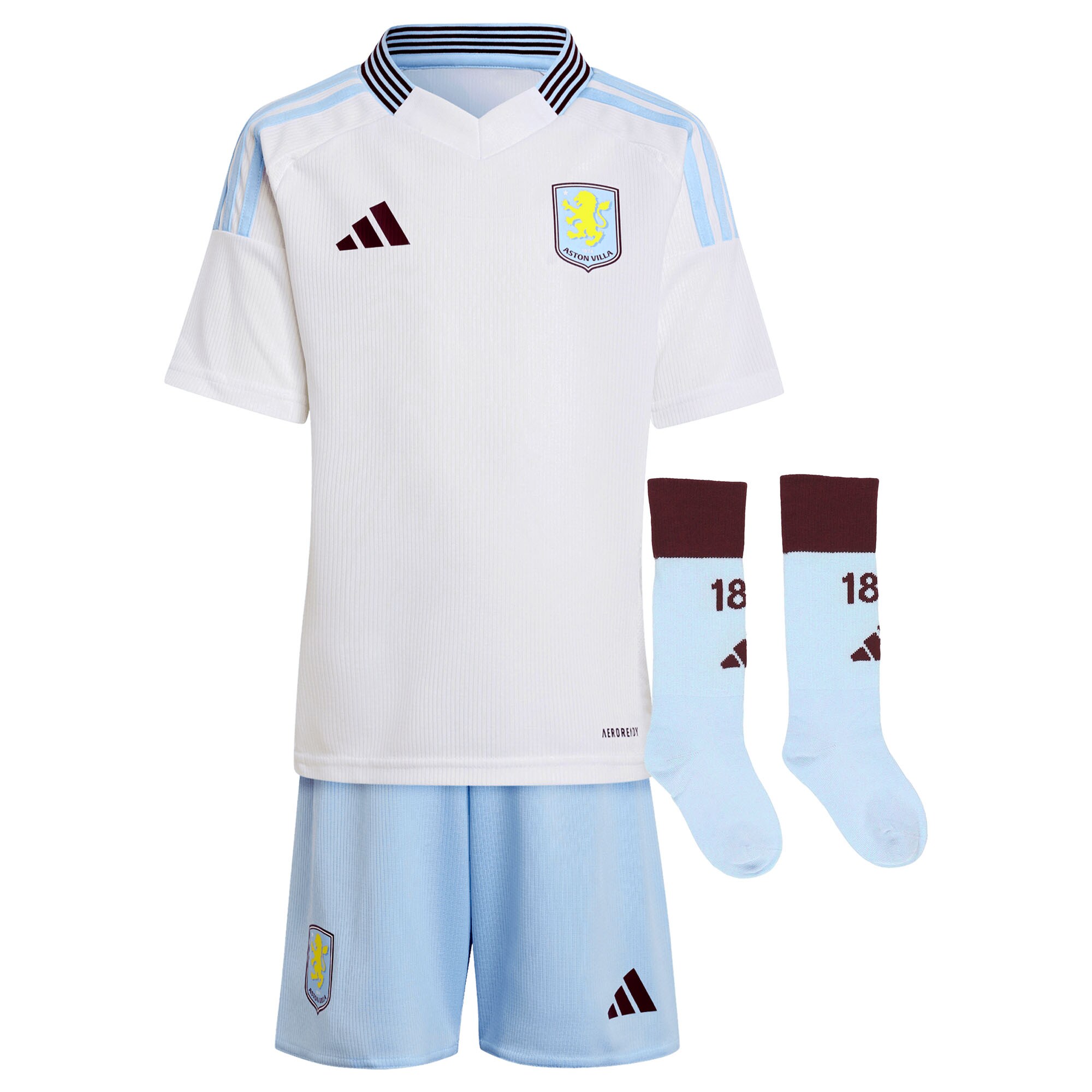 aston villa adidas away mini kit 2024-25 with bogarde 26 printing Collection | Aston Villa Jerseys for True Fans