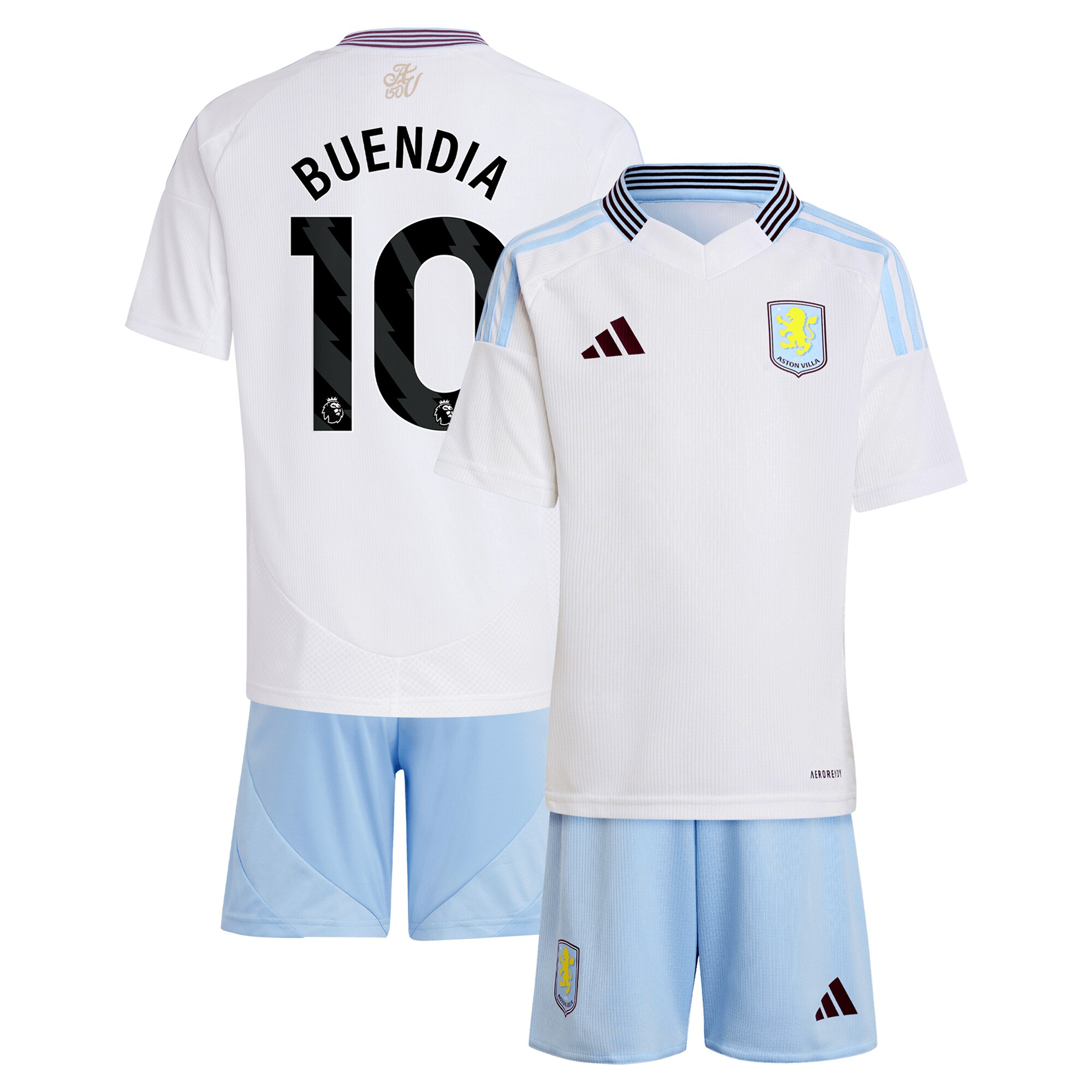 aston villa adidas away mini kit 2024-25 with buendia 10 printing Collection | Aston Villa Jerseys for True Fans
