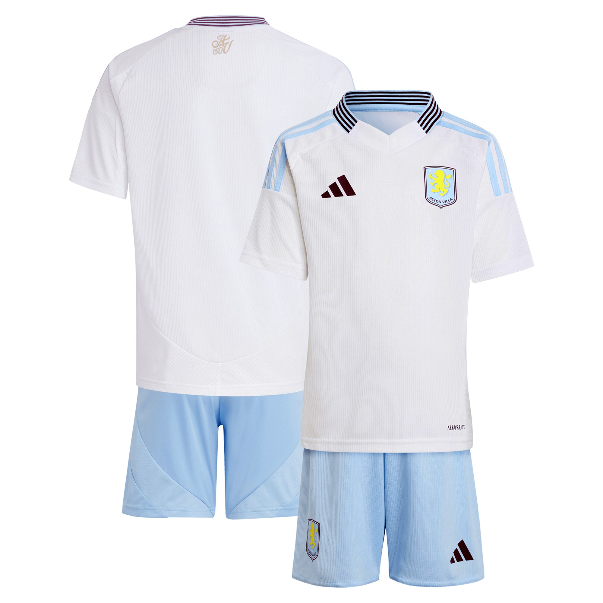 aston villa adidas away mini kit 2024-25 with custom printing Collection | Aston Villa Jerseys for True Fans