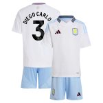 aston villa adidas away mini kit 2024-25 with diego carlos 3 printing Collection | Aston Villa Jerseys for True Fans