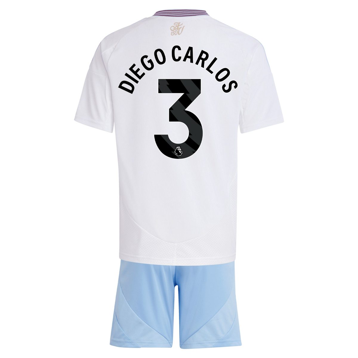 aston villa adidas away mini kit 2024-25 with diego carlos 3 printing Collection | Aston Villa Jerseys for True Fans