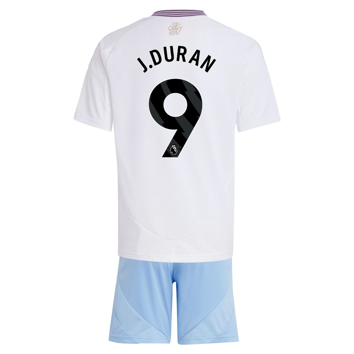 aston villa adidas away mini kit 2024-25 with j.duran 9 printing Collection | Aston Villa Jerseys for True Fans