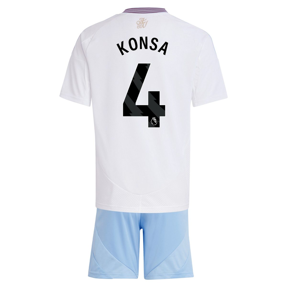 aston villa adidas away mini kit 2024-25 with konsa 4 printing Collection | Aston Villa Jerseys for True Fans