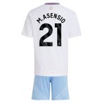 aston villa adidas away mini kit 2024-25 with m.asensio 21 printing Collection | Aston Villa Jerseys for True Fans