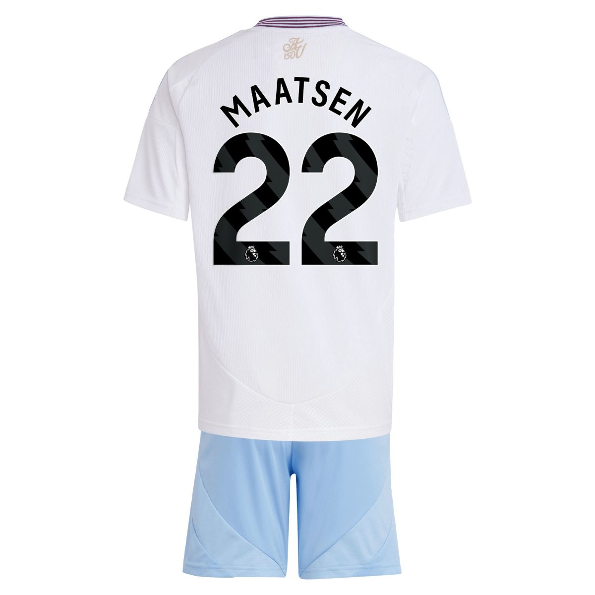 aston villa adidas away mini kit 2024-25 with maatsen 22 printing Collection | Aston Villa Jerseys for True Fans