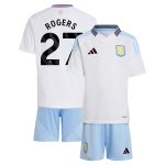 aston villa adidas away mini kit 2024-25 with rogers 27 printing Collection | Aston Villa Jerseys for True Fans