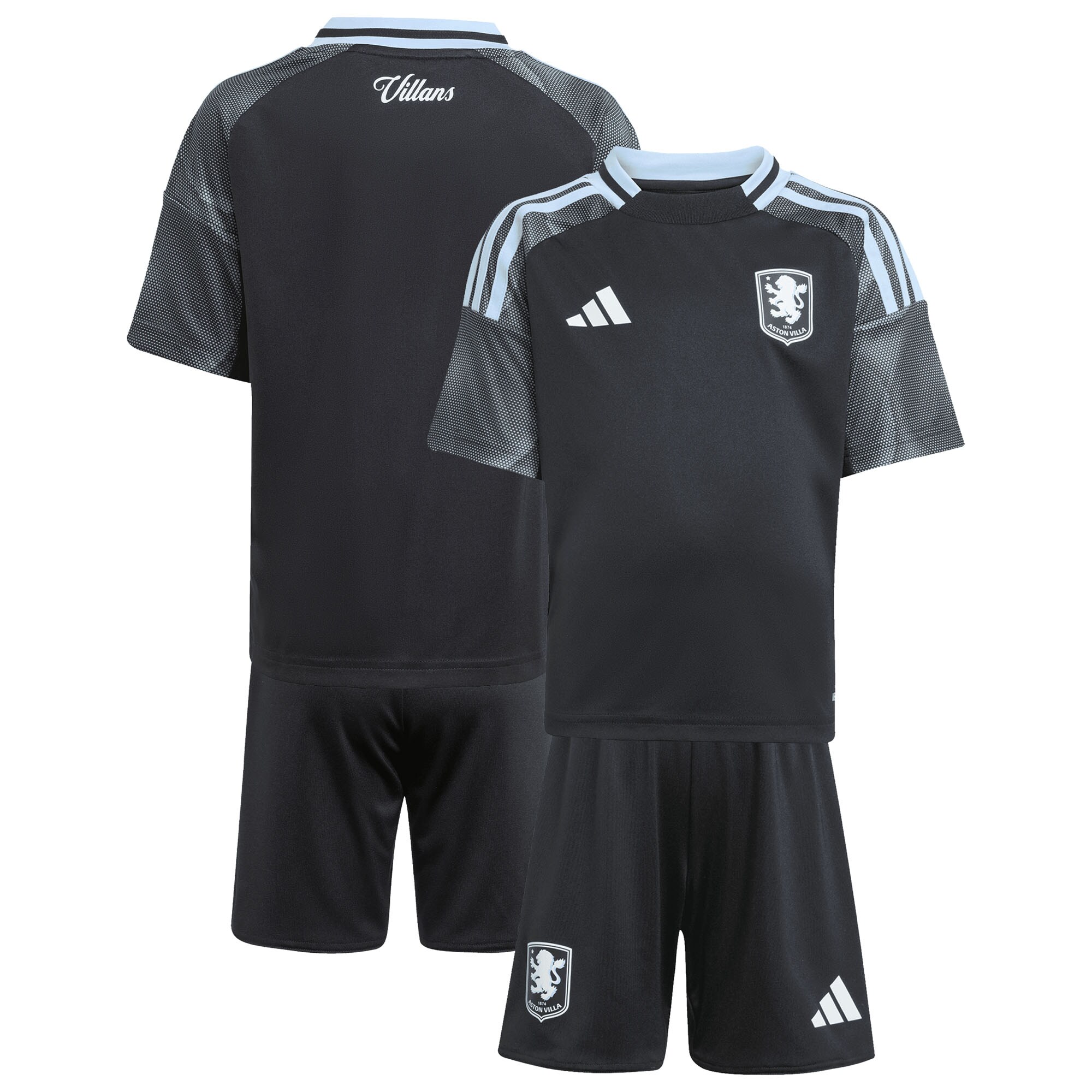 aston villa adidas away mini kit 2025-26 with custom printing Collection | Aston Villa Jerseys for True Fans