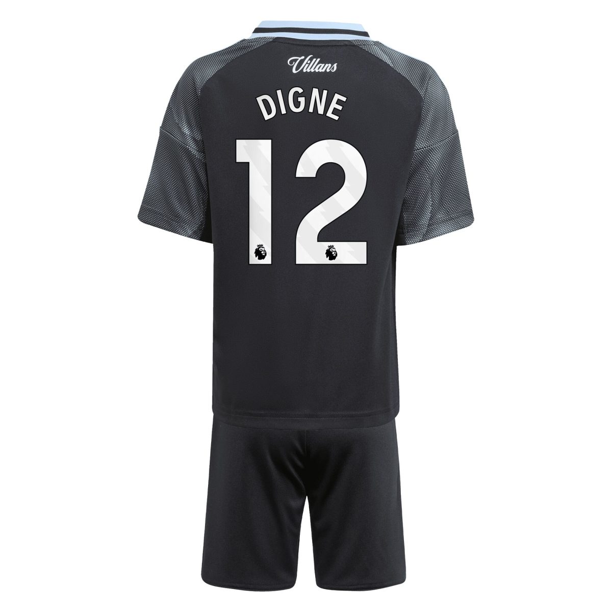 aston villa adidas away mini kit 2025-26 with digne 12 printing Collection | Aston Villa Jerseys for True Fans