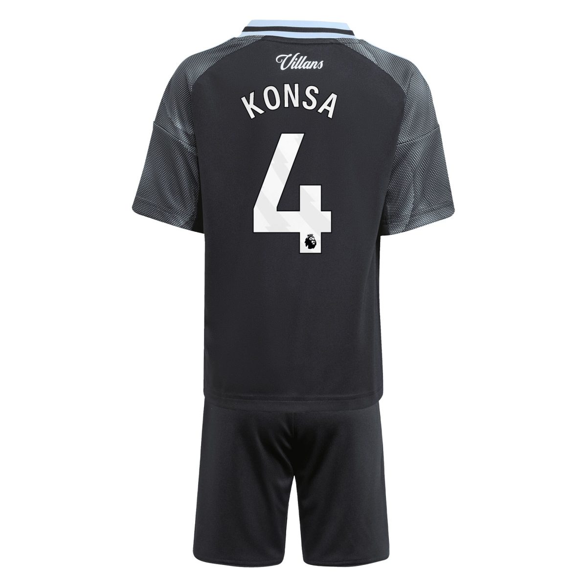 aston villa adidas away mini kit 2025-26 with konsa 4 printing Collection | Aston Villa Jerseys for True Fans