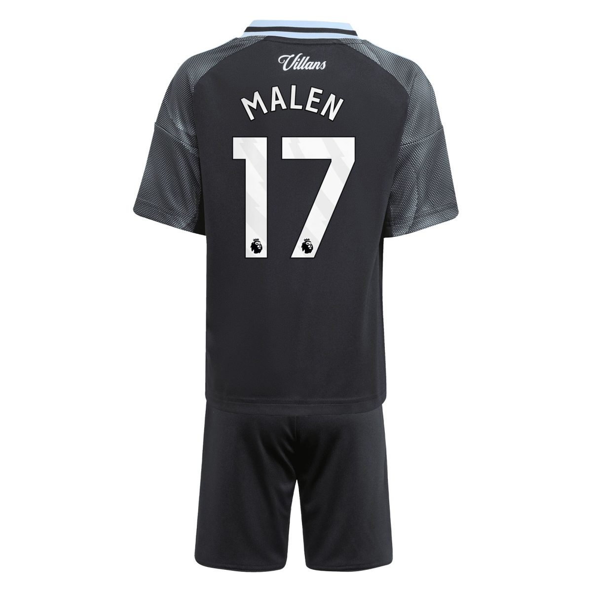 aston villa adidas away mini kit 2025-26 with malen 17 printing Collection | Aston Villa Jerseys for True Fans