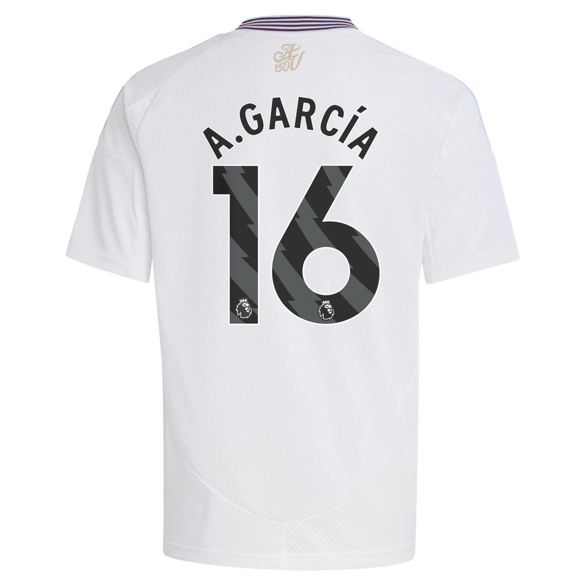 aston villa adidas away shirt 2024-25 – kids with a.garcía 16 printing Collection | Aston Villa Jerseys for True Fans