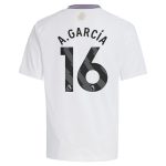 aston villa adidas away shirt 2024-25 – kids with a.garcía 16 printing Collection | Aston Villa Jerseys for True Fans