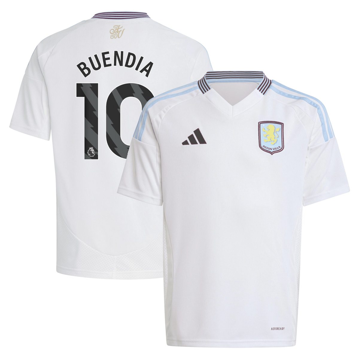 aston villa adidas away shirt 2024-25 – kids with buendia 10 printing Collection | Aston Villa Jerseys for True Fans