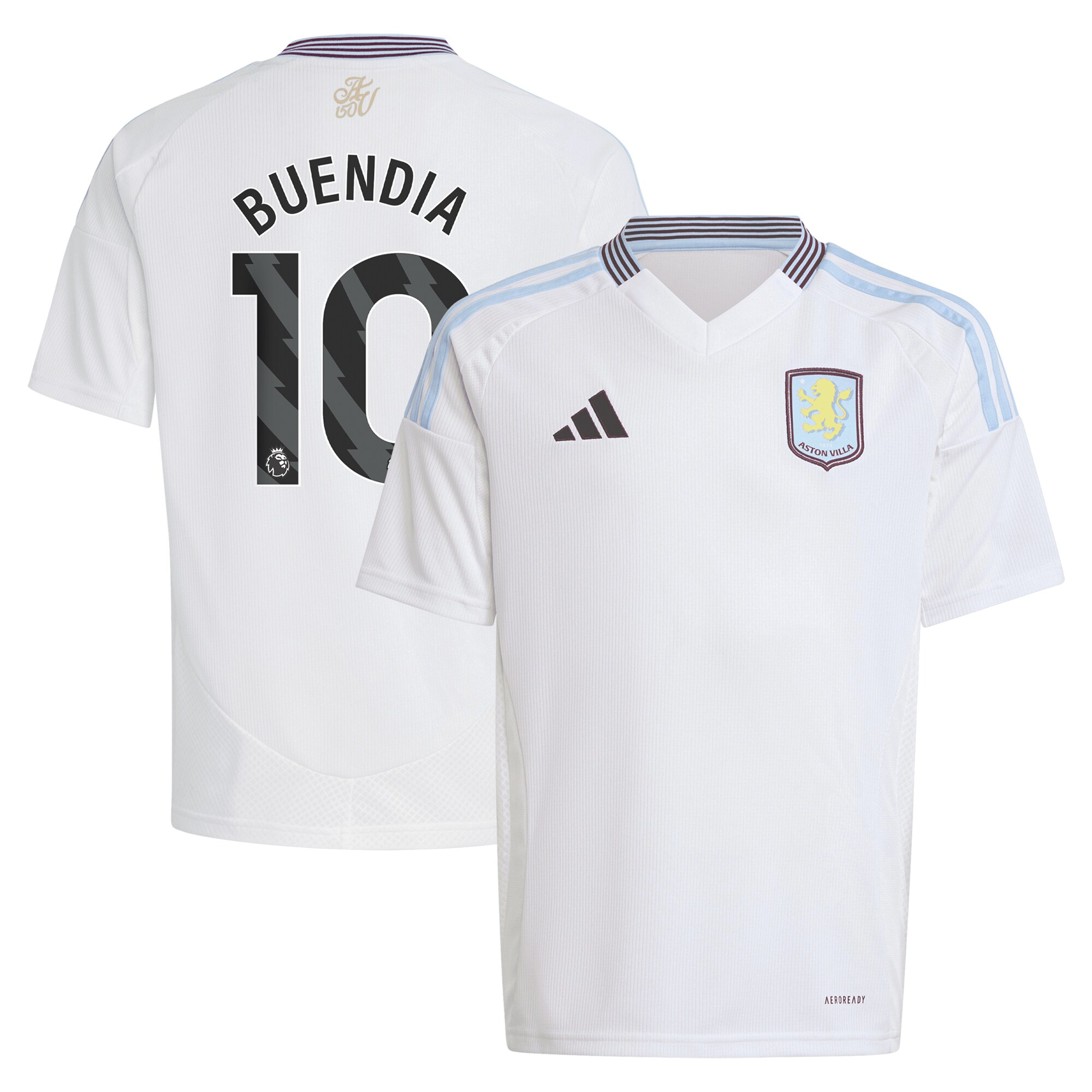 aston villa adidas away shirt 2024-25 – kids with buendia 10 printing Collection | Aston Villa Jerseys for True Fans
