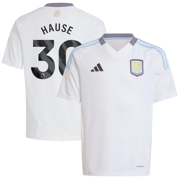 aston villa adidas away shirt 2024-25 – kids with hause 30 printing Collection | Aston Villa Jerseys for True Fans