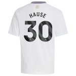 aston villa adidas away shirt 2024-25 – kids with hause 30 printing Collection | Aston Villa Jerseys for True Fans