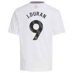 aston villa adidas away shirt 2024-25 – kids with j.duran 9 printing Collection | Aston Villa Jerseys for True Fans